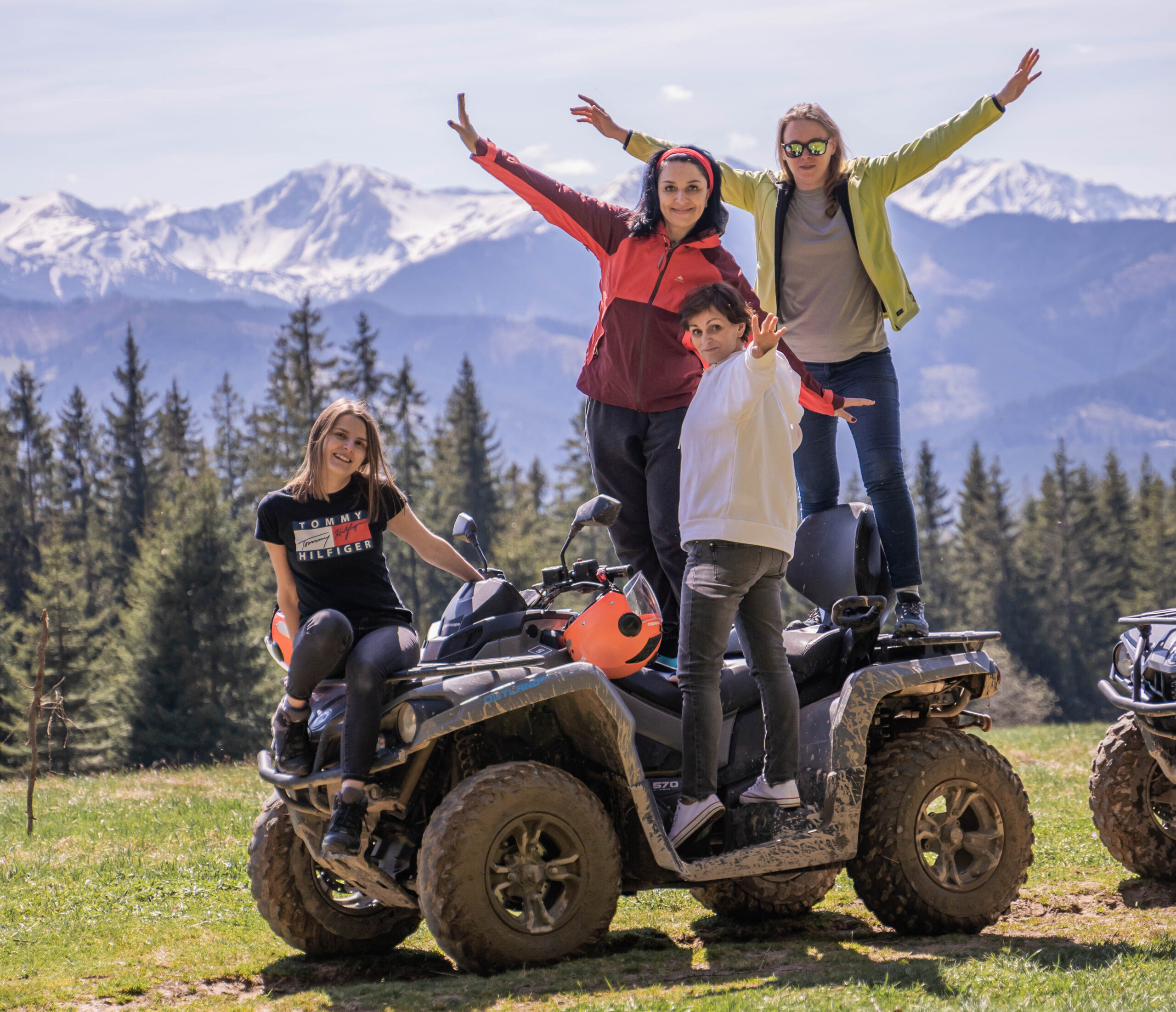 Quad Can-Am na górskiej trasie widokowej - wycieczki quadami Zakopane